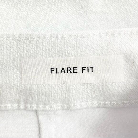 NWT Judy Blue White High Rise Button-Fly Patch Pocket Flare Jeans Size 27 NEW - Picture 9 of 15